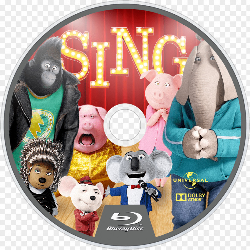 Singmovie Blu-ray Disc Ultra HD Compact 4K Resolution Animated Film PNG