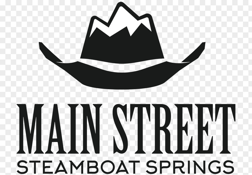 Steamboat Main Street Springs Apparel Co Cowboy Hat And Gifts Logo PNG