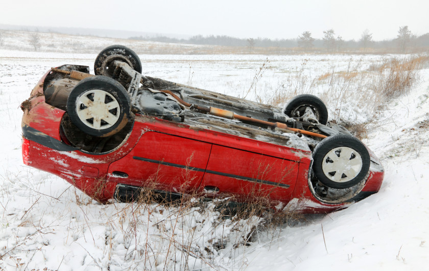 Accident Car Slush Winter Driving Snow PNG