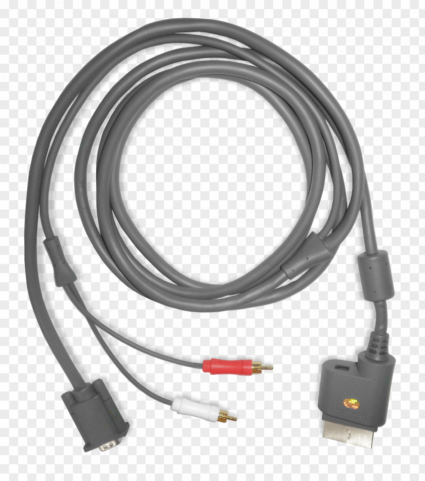 Cable Xbox 360 Electrical VGA Connector Wire PNG