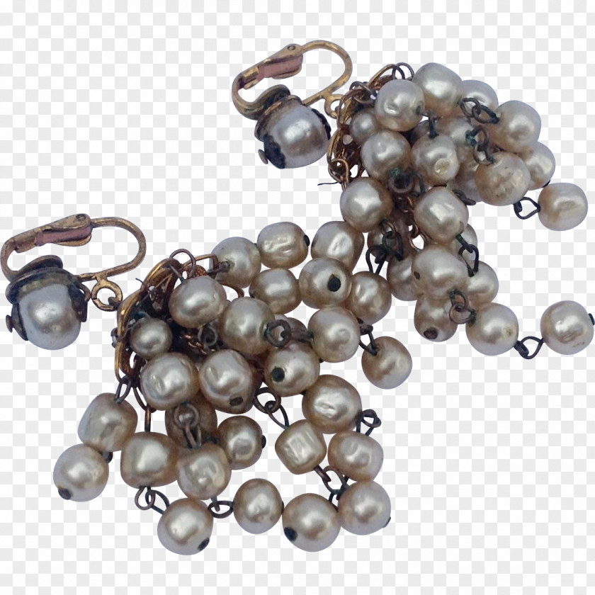 Jewellery Imitation Pearl Earring Gemstones & Rhinestones PNG