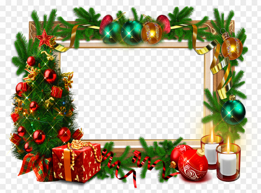 Event Invitation Borders And Frames Picture Christmas Gift Clip Art PNG