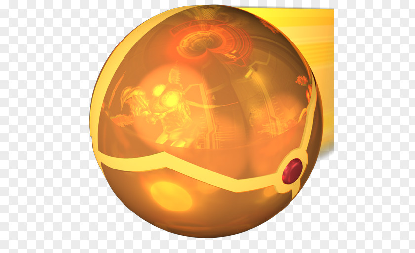 Metroid Morph Ball 1 Orange Sphere Jack O Lantern Calabaza Pumpkin PNG
