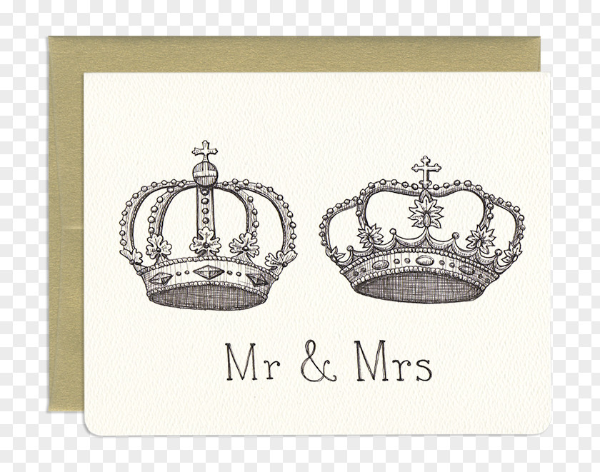 Royal Wedding Card Crown Mrs. Mr. Gotamago Clothing Accessories PNG