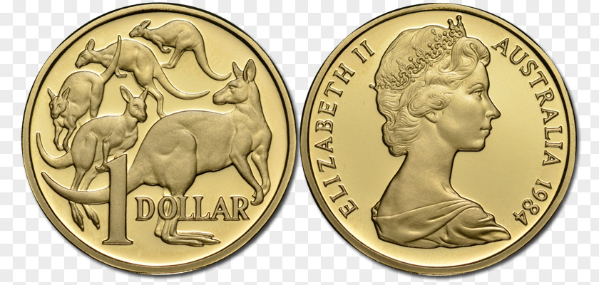 Coin Royal Australian Mint One Dollar PNG