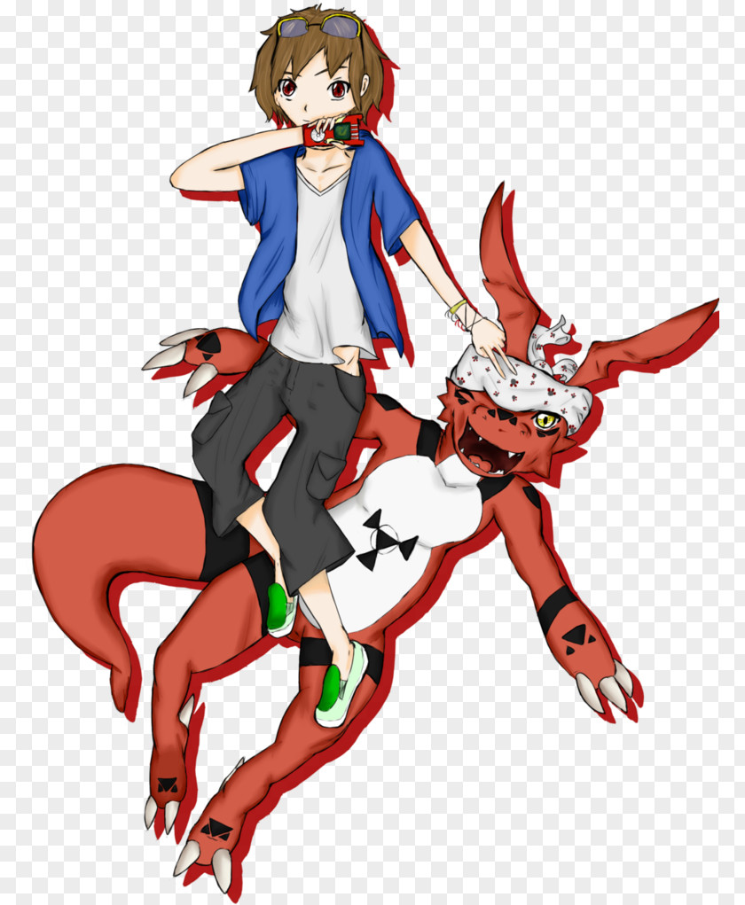 Digimon Takato Matsuki Guilmon Masters Impmon World DS PNG