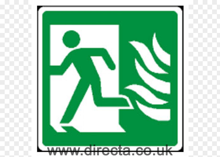 Fire Exit Sign Escape Emergency Safety PNG