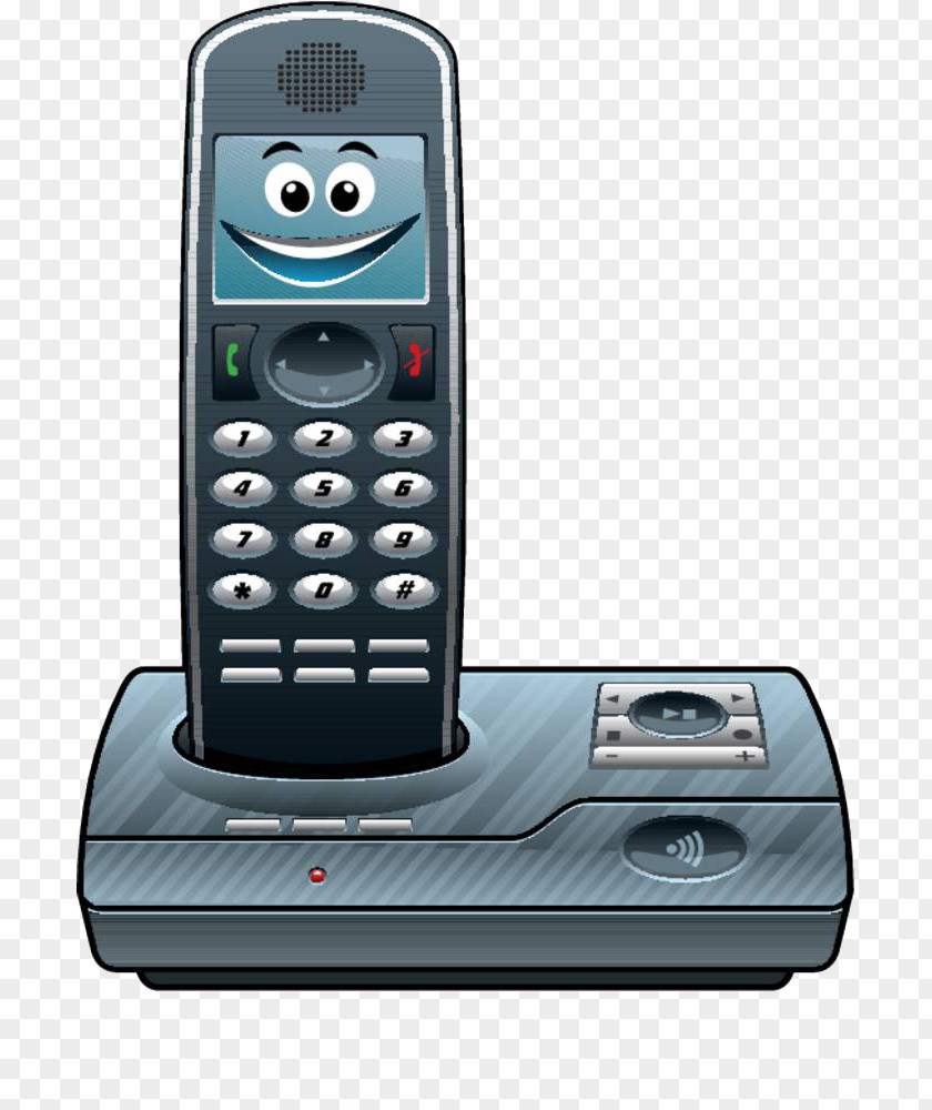 Landline Mobile Phone Microphone Cordless Telephone Drawing PNG
