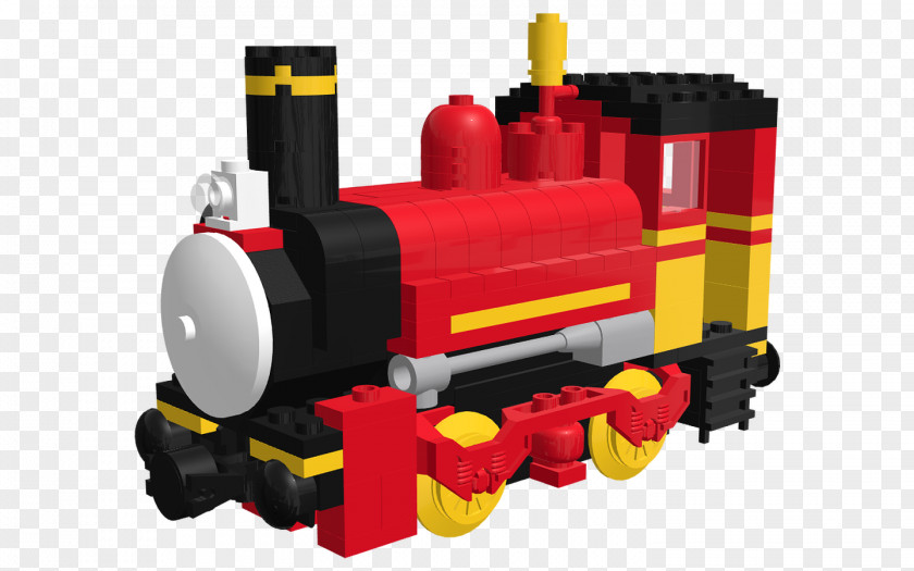Narrow Gauge Railway Locomotive Train LEGO Product Design PNG