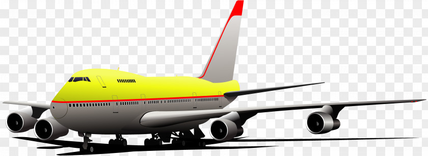 Big Passenger Plane Boeing 747-400 Airplane 747-8 Royalty-free PNG