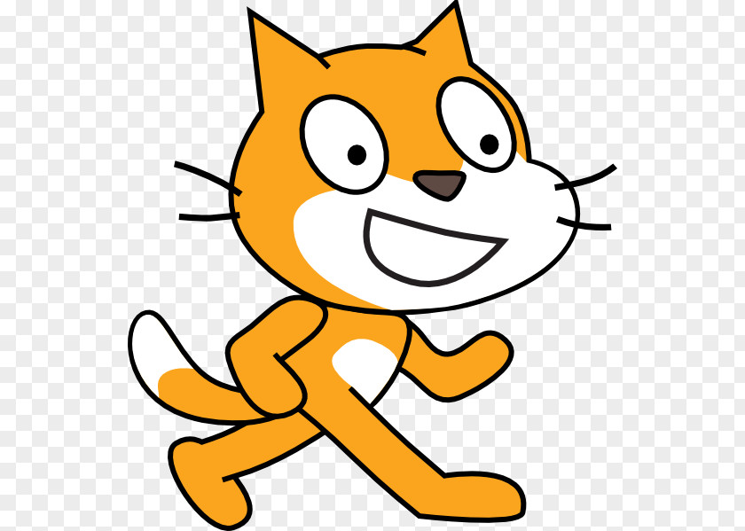 Cartoon Cat Scratch Code.org Programming Language Clip Art PNG