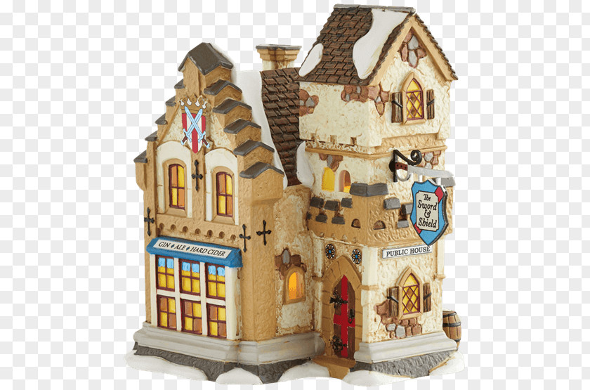 Christmas Department 56 Village Gingerbread House Sword PNG