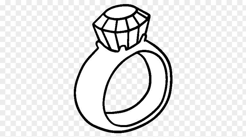 Coloring Book Wedding Ring ENGAGEMENT DIAMOND RING Image PNG
