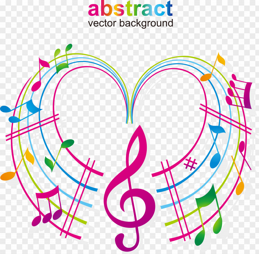 Dancing Notes Musical Note Staff Stock Photography PNG