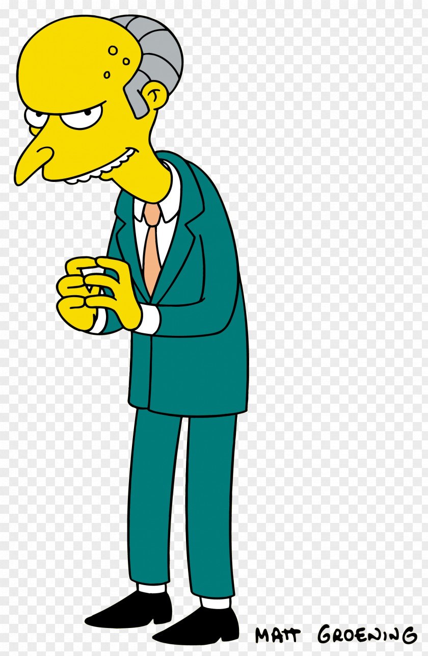 Mr Mr. Burns Waylon Smithers Ned Flanders Moe Szyslak Homer Simpson PNG