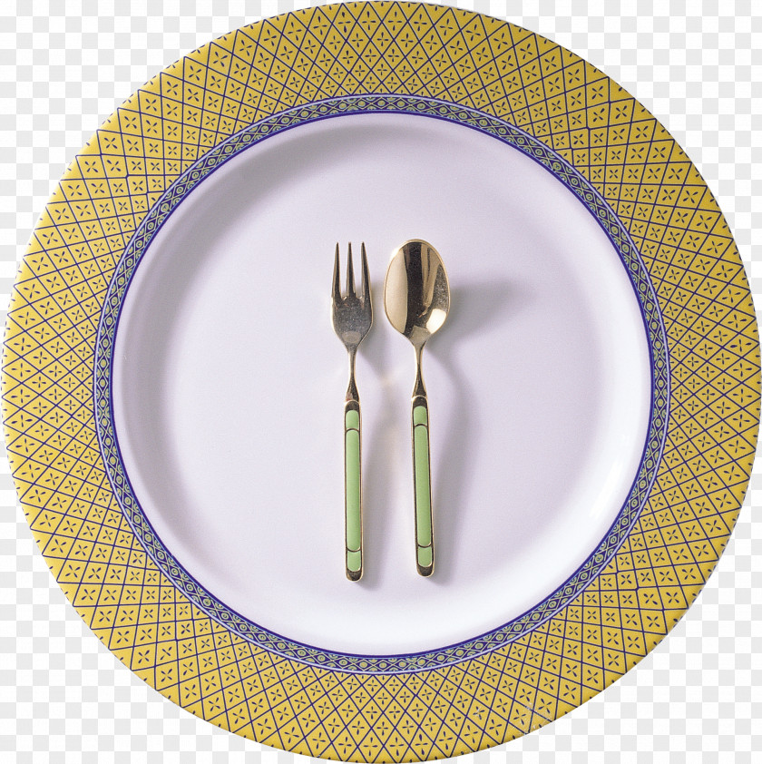 Plate Image Fork Napkin Spoon PNG