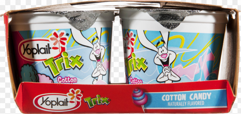 Yogurt Cotton Candy Trix Yoplait Yoghurt Cup PNG