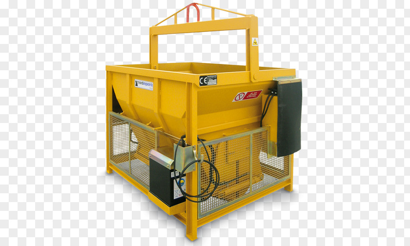 Crane Concrete Machine Hydraulics Bucket PNG