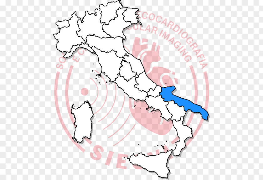 Map Regions Of Italy Fiumicino Marche Apulia PNG