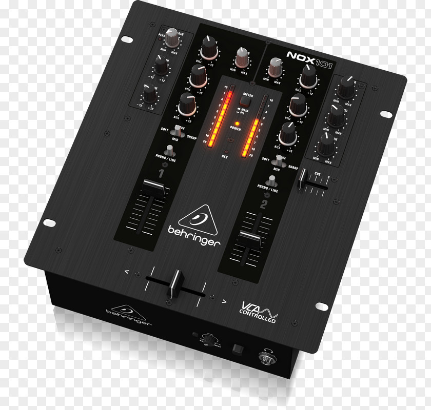 Mixer DJ Audio Mixers Fade Behringer PNG