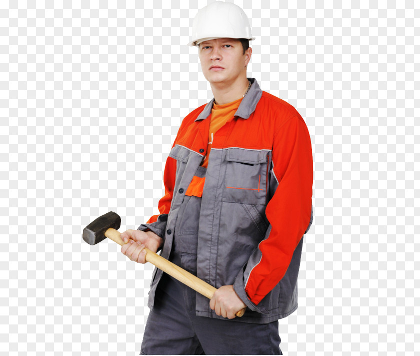 Construction Worker Concrete Finisher Laborer Hard Hats Architectural Engineering PNG