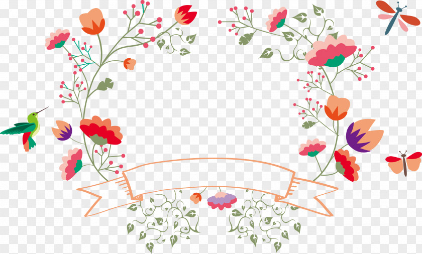 Vector Floral Decoration Download PNG