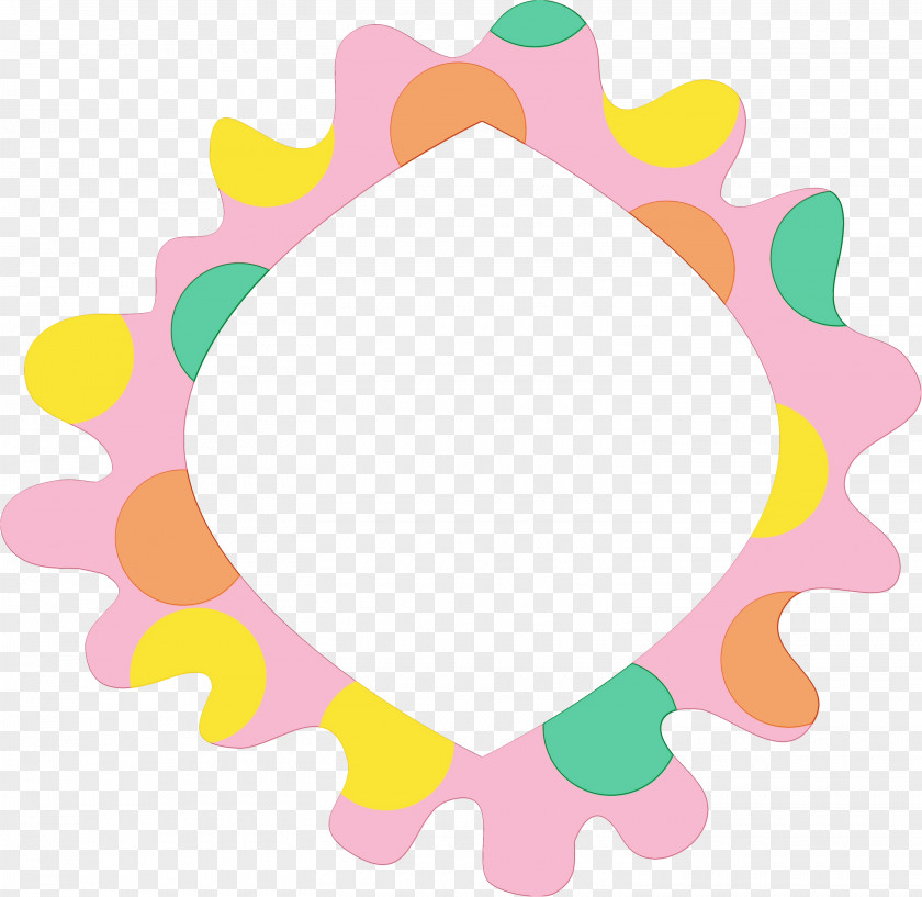 Circle Pink M Area Petal Meter PNG