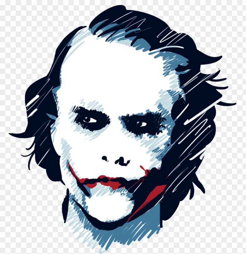 Joker The Dark Knight Heath Ledger YouTube T-shirt PNG