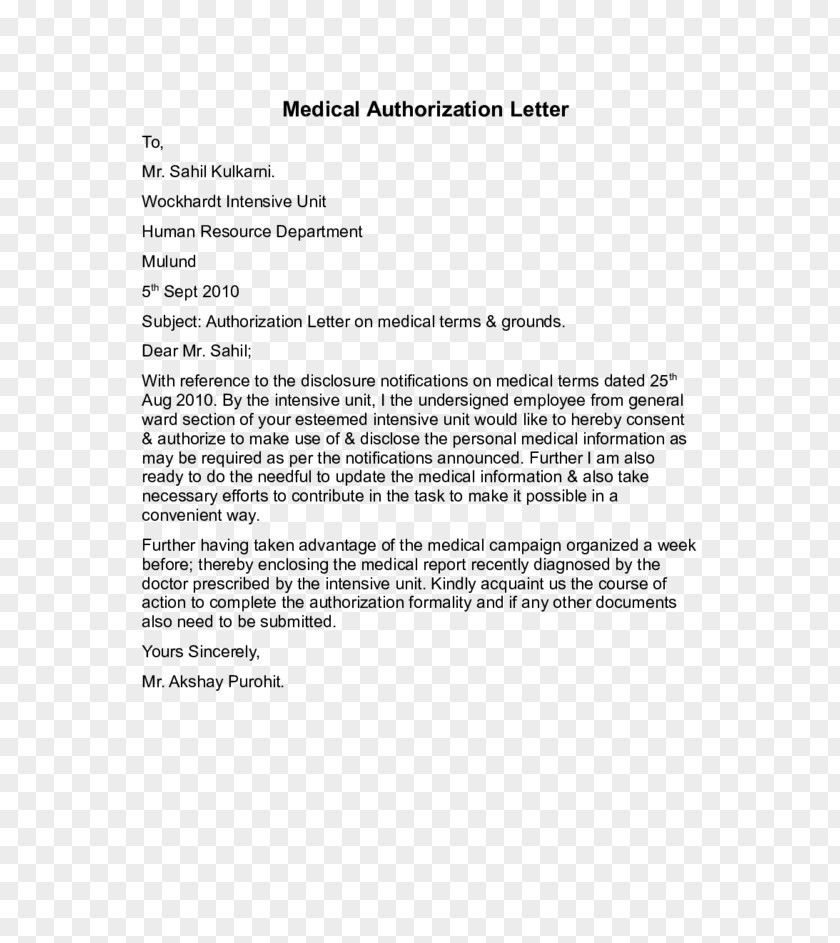 Letter Paper Document Authorization Certificate Template PNG