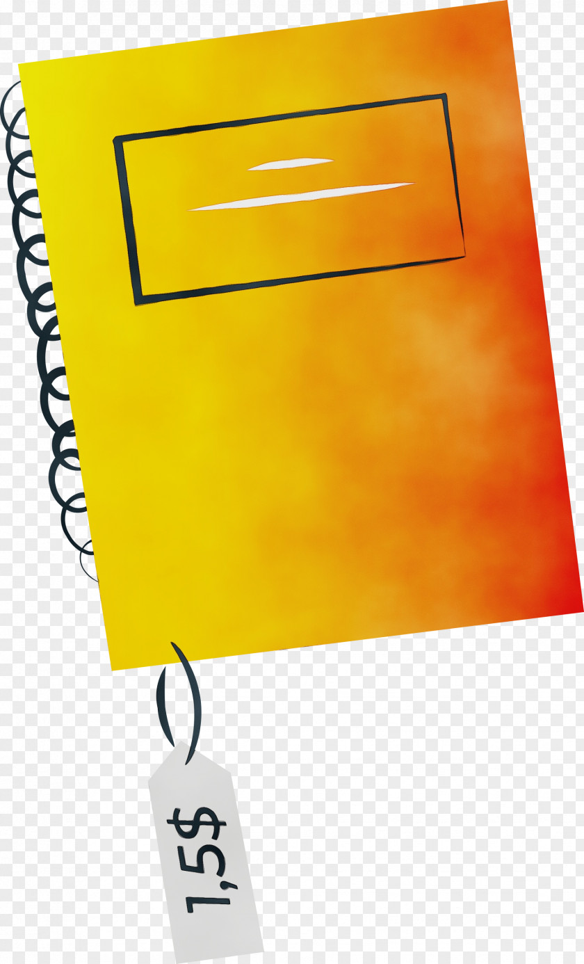 Paper Angle Line Yellow Meter PNG