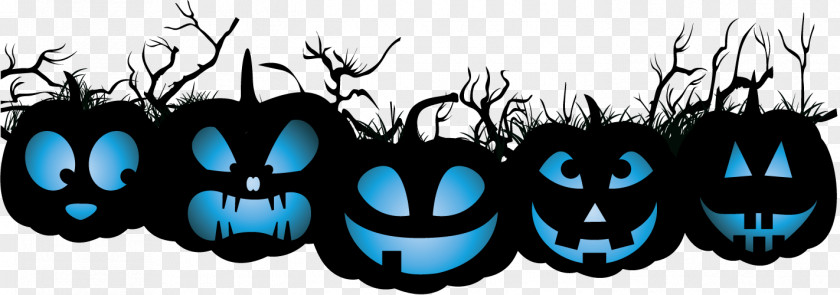 Vector Halloween Pumpkin And Tree Branches Costume Jack-o'-lantern Party PNG