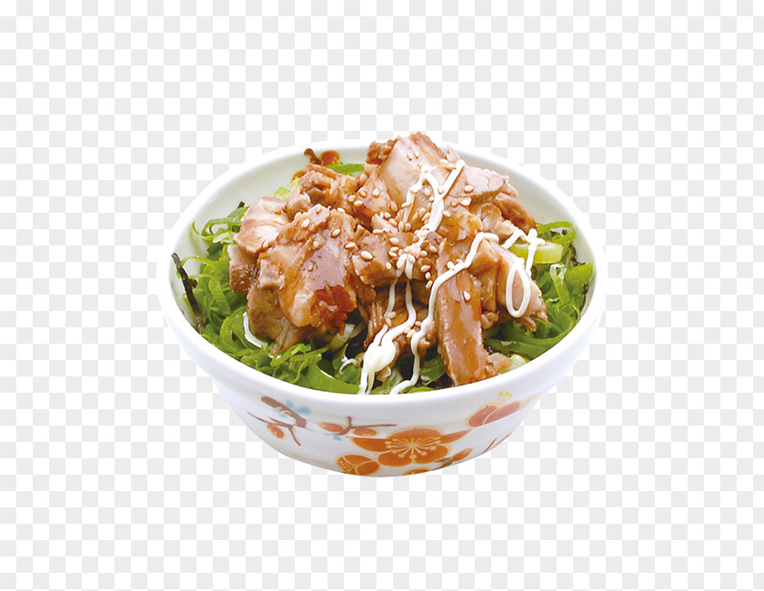 Salad Barbecue Chicken Asian Cuisine Ramen PNG