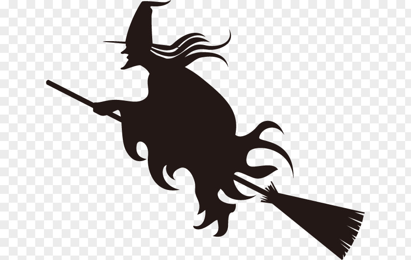 Witch Witch's Broom Halloween PNG