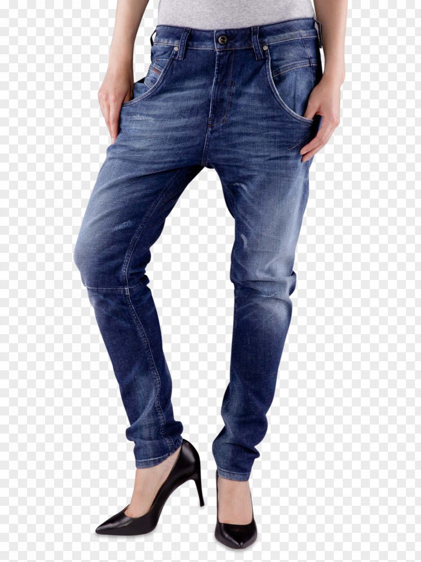 Jeans Blue Denim Diesel Boyfriend PNG