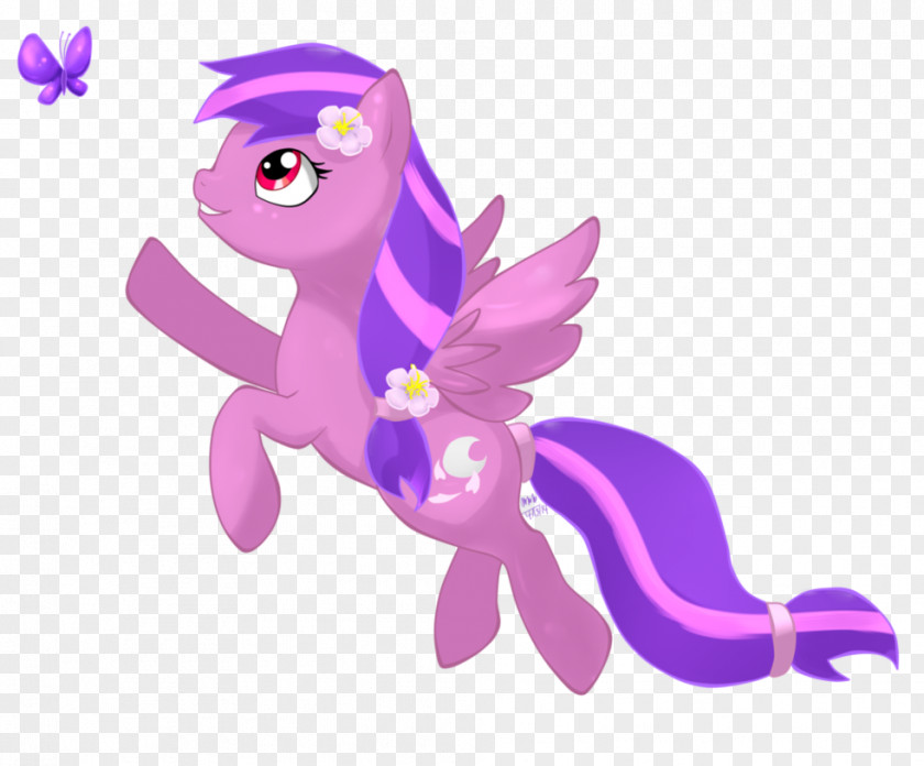 Moonlight Lilac Horse Pony Violet PNG