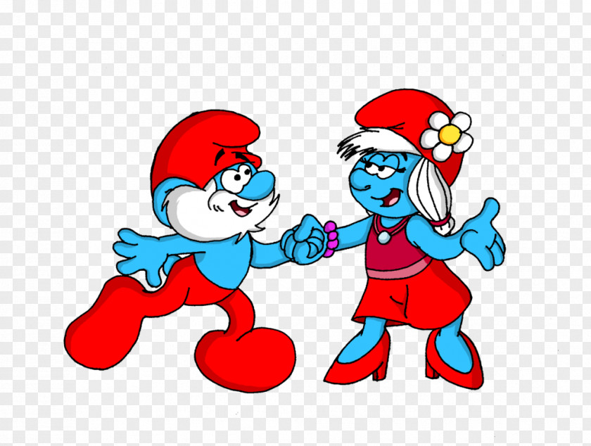 Papa Smurf SmurfWillow Smurfette Clumsy Hefty PNG