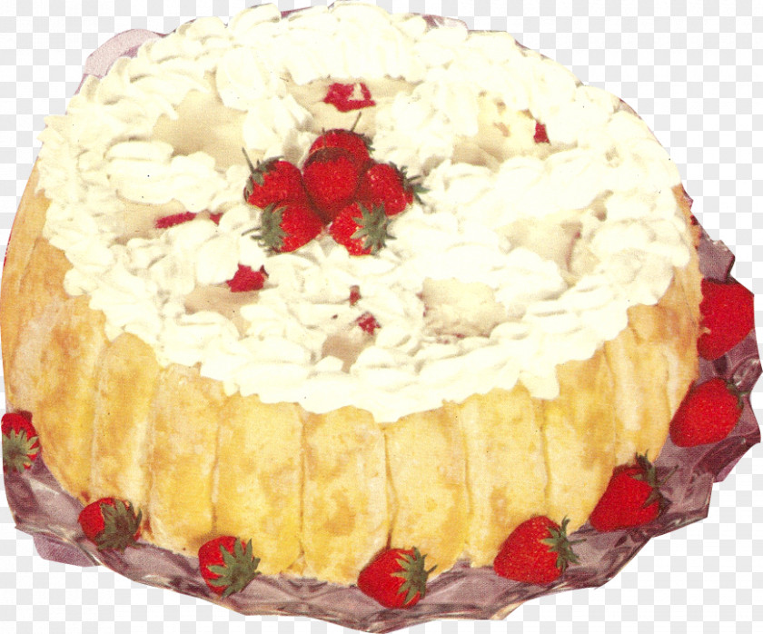 Strawberry Cake Ice Cream Sponge Ladyfinger PNG