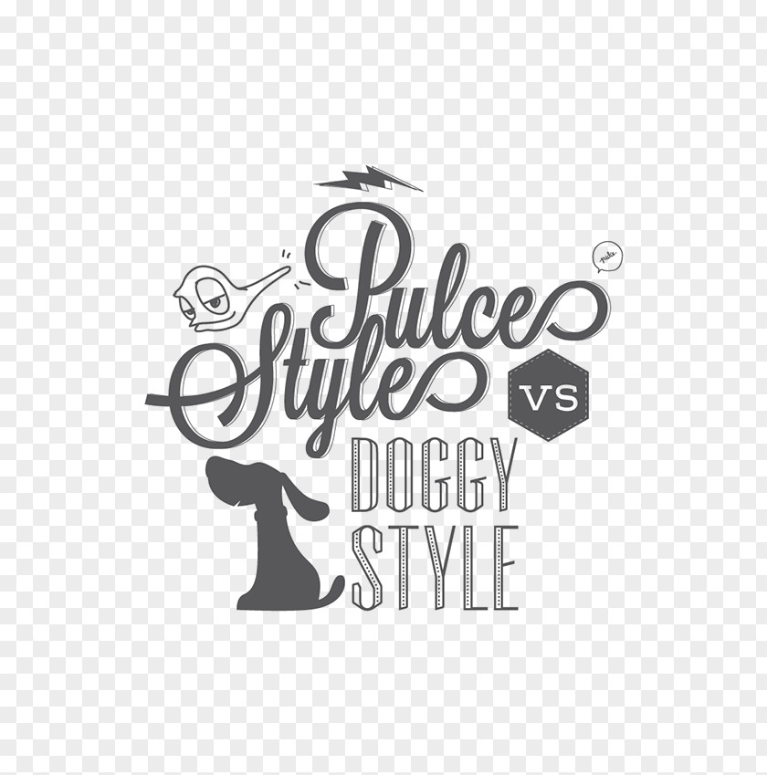 Doggy Style White Logo Brand Cross Necklace Font PNG
