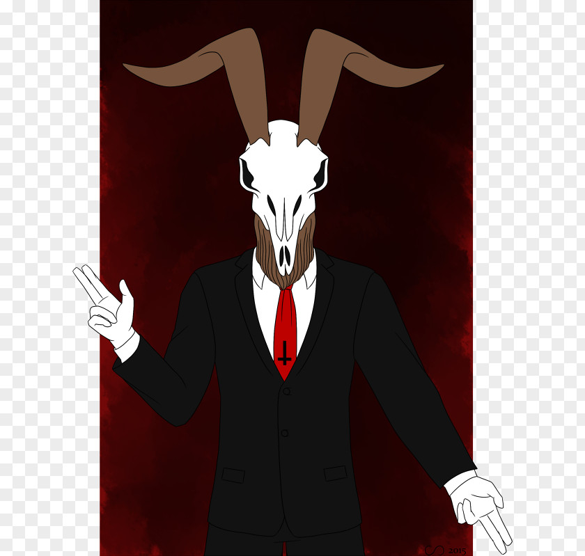 Satan Horns Animated Cartoon Outerwear Character PNG