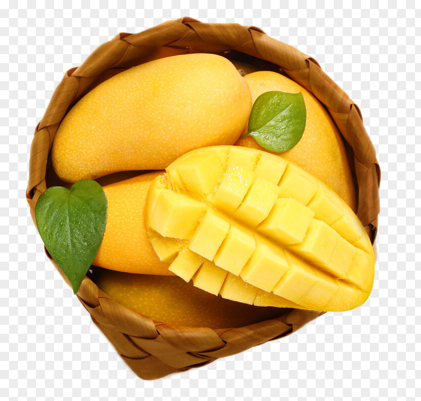 A Basket Of Mango Fruit Icon PNG