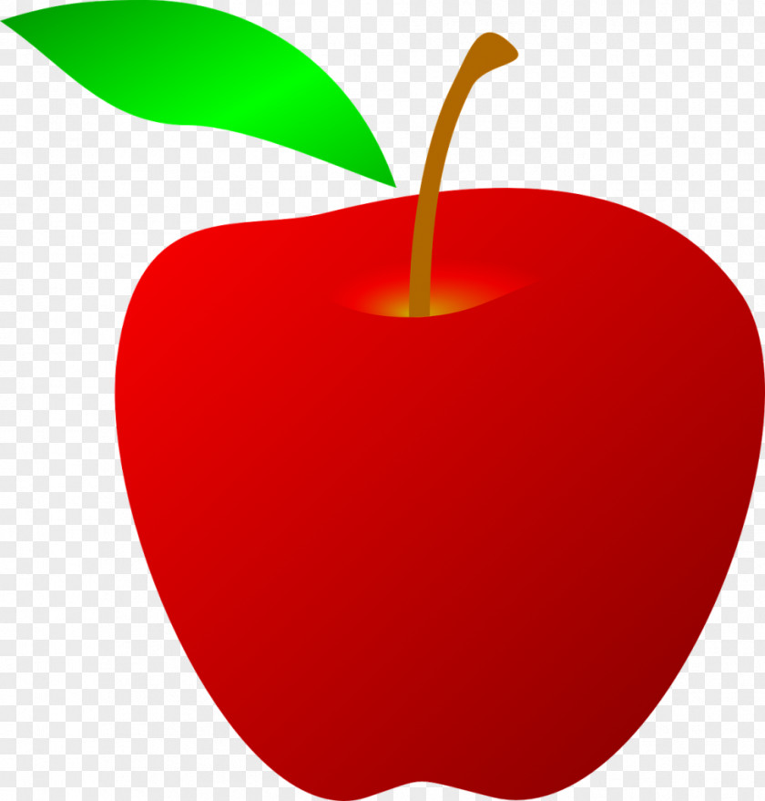 Apple Fruit Red Drawing Clip Art PNG