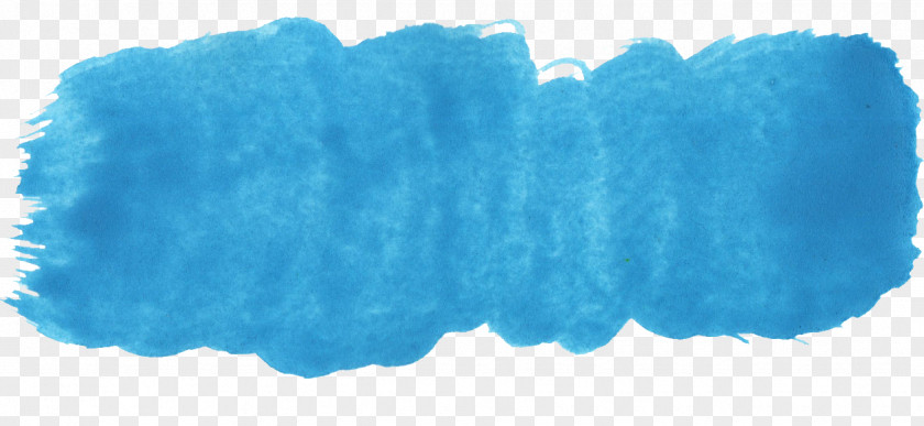 Blue Watercolor Painting Turquoise PNG