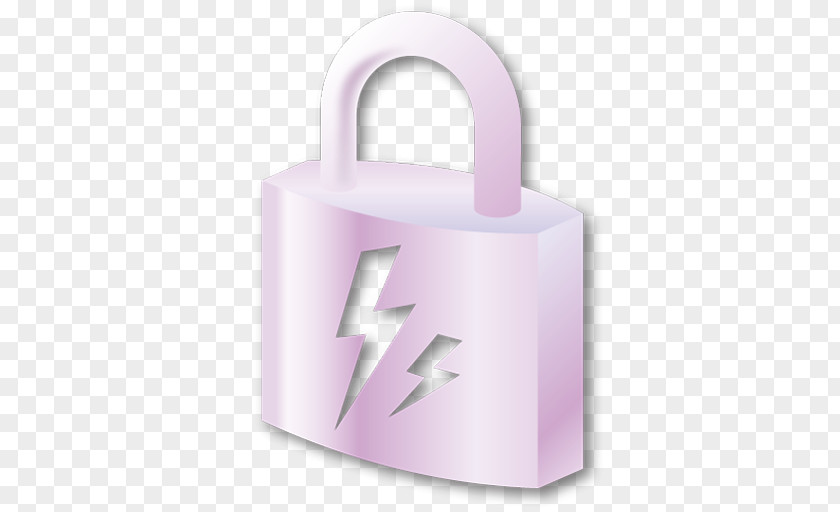 Design Lock Pink M Brand PNG