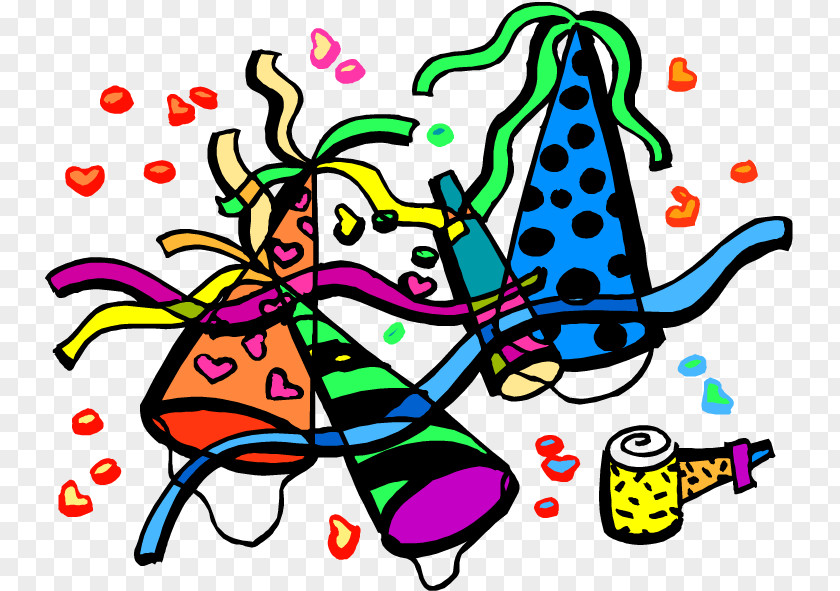 January Cliparts Party Favor Birthday Hat Clip Art PNG