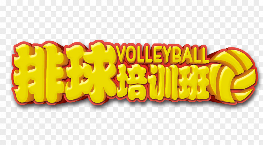 Volleyball Training Poster Clip Art PNG