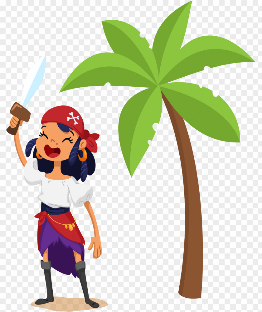 Cartoon Pirate Piracy Image Design Illustration PNG