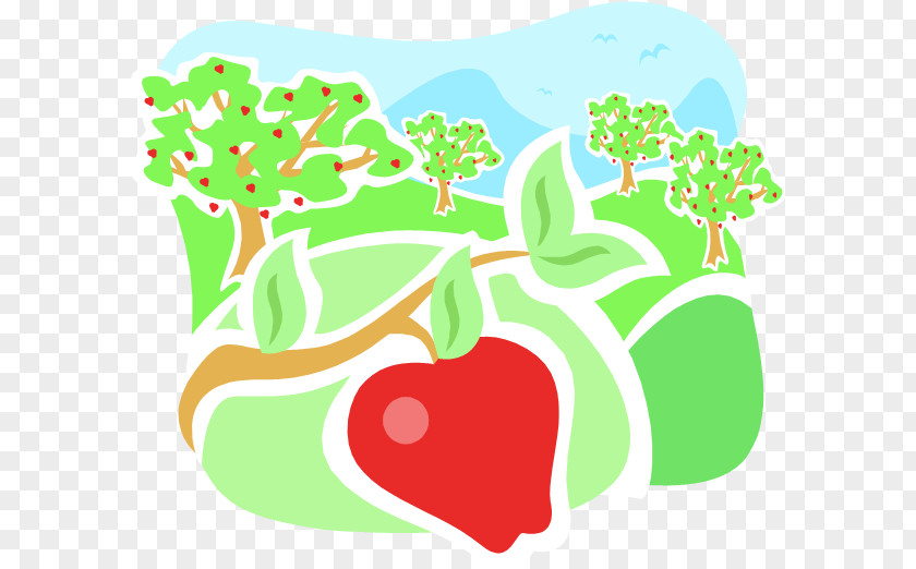 Horse Sheep Apple Fruit Red PNG