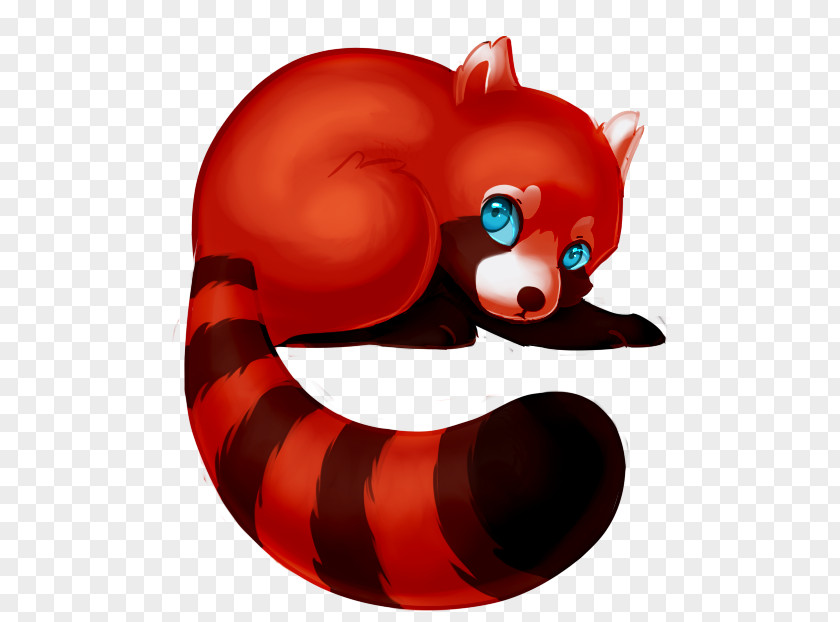 Red Panda Character Mouth Fiction Clip Art PNG