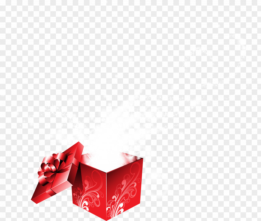 Small Clean Red Gift Box PNG