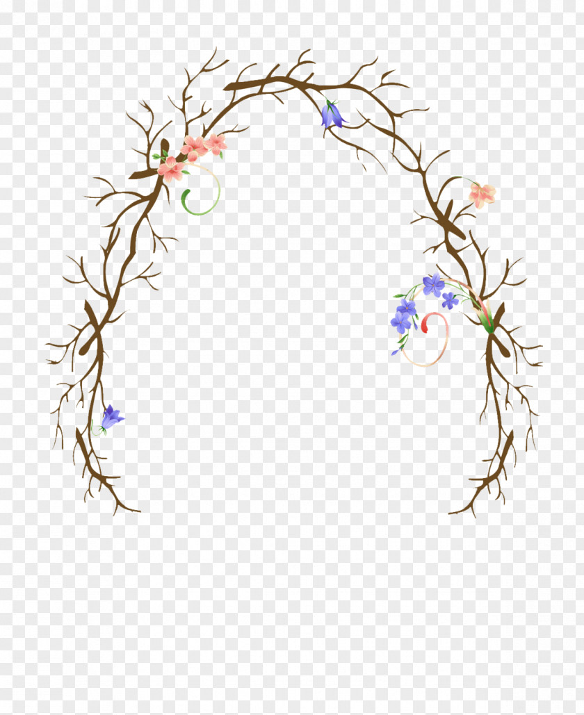 Wedding Arch Branches Flower Twig PNG